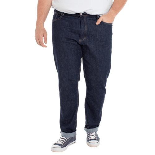 Calça Jeans Plus Size Masculina Convicto Regular Bordada
