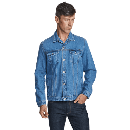 Jaqueta Masculina Convicto Jeans Destroyed