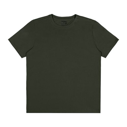 Camiseta Masculina Básica Plus Rovitex Verde